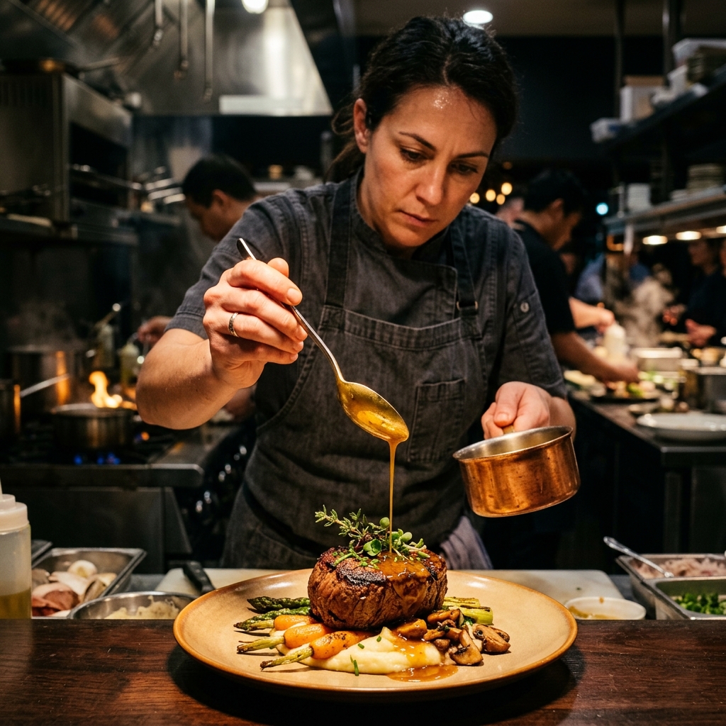 Master Chef Plating Cuisine