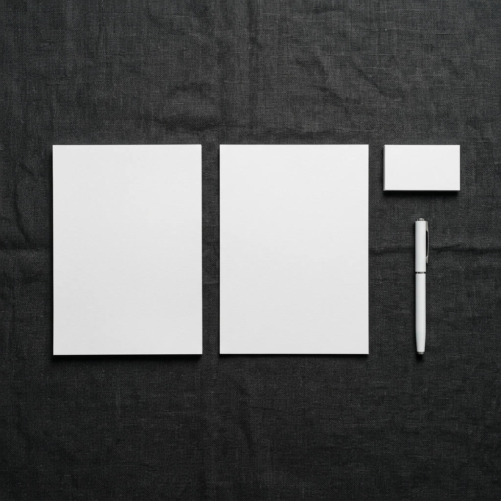 Minimal Corporate Stationery Identity