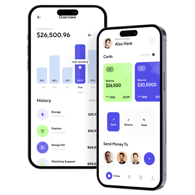 SaaSHut Dual Phones Mockup