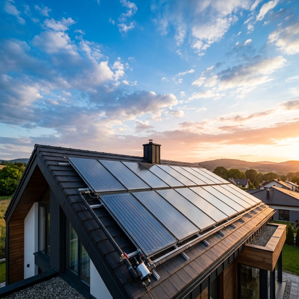Solar Heater Installation