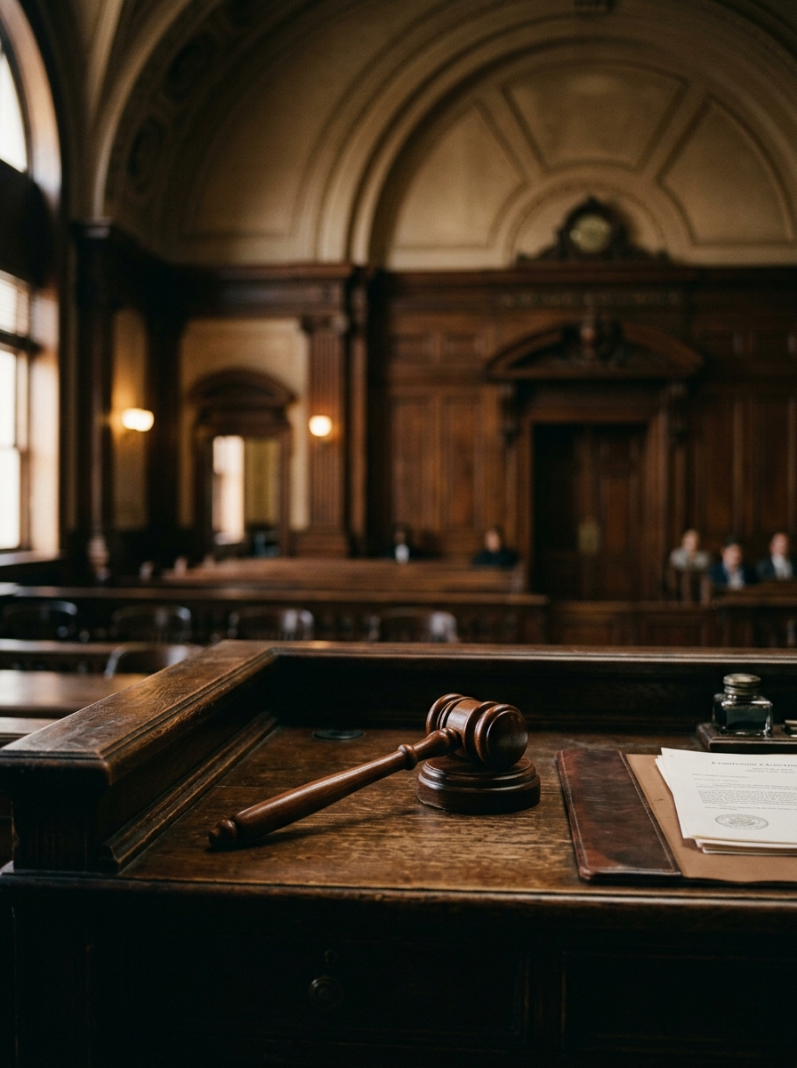 Courtroom and Gavel